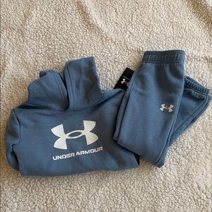 Under Armour Kids Blue Sweatshirt and Pants Set Unisex size 5T